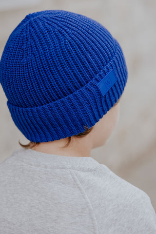 TUQUE SPENCER (ENFANT & ADULTE) -BLEU ROYAL-