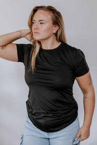 COLLAB MEL TACOS T - SHIRT CORPO DRYFIT (FEMME) - NOIR - WILL&YOU