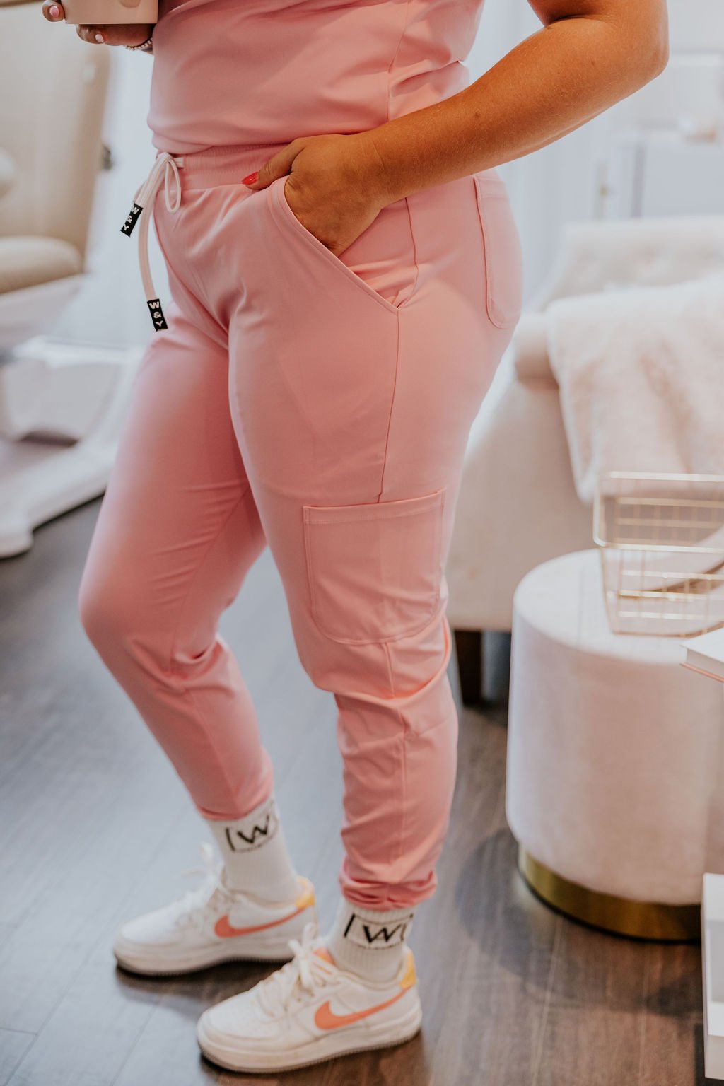 PANTALON D'UNIFORME SHEPHERD - ROSE - WILL&YOU