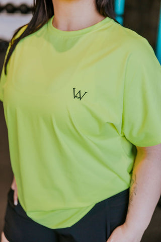 T - SHIRT SPORT RAQUELLE - JAUNE FLUO - WILL&YOU