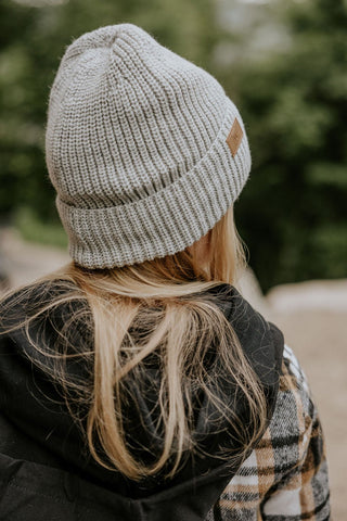 TUQUE LAINAGE (ENFANT & ADULTE) - GRIS - WILL&YOU