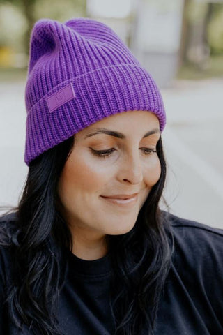 TUQUE SPENCER (ADULTE) - MAUVE NÉON - WILL&YOU